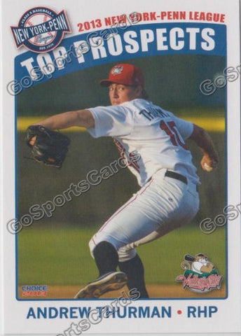 2013 New York Penn League Top Prospect NYPL Andrew Thurman
