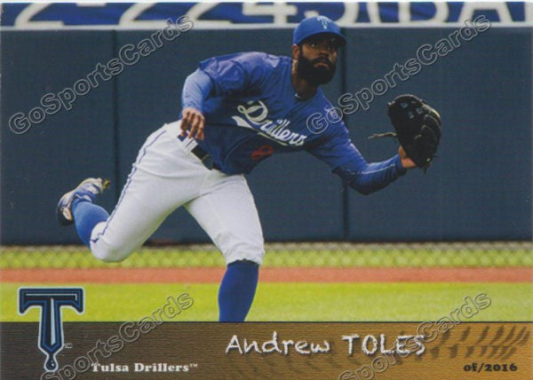 2016 Tulsa Drillers Andrew Toles