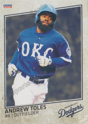 2018 Oklahoma City Dodgers Andrew Toles