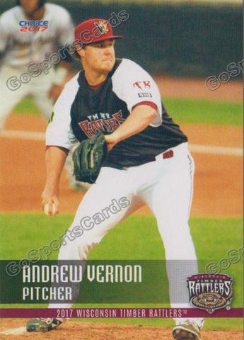 2017 Wisconsin Timber Rattlers Andrew Vernon