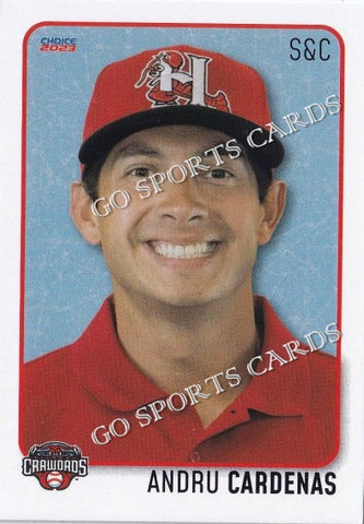 2023 Hickory Crawdads 1st Andru Cardenas