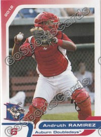 2012 Auburn Doubledays Andruth Ramirez
