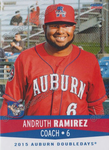 2015 Auburn Doubledays Andruth Ramirez