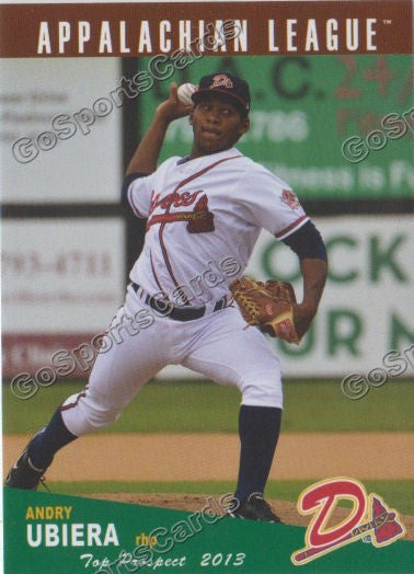 2013 Appalachian League Top Prospect Andry Ubiera