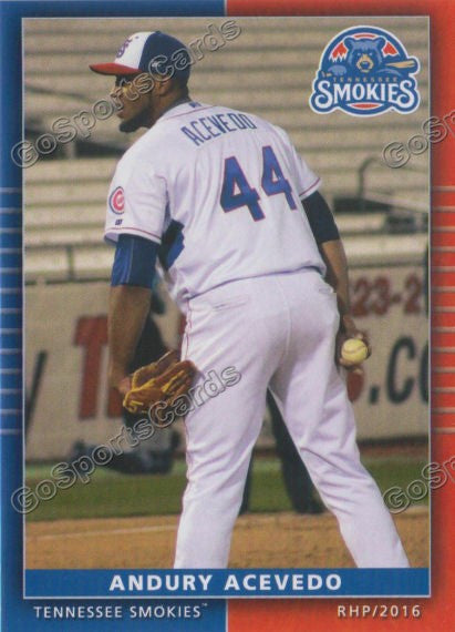 2016 Tennessee Smokies Andury Acevedo