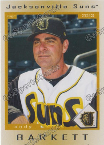 2013 Jacksonville Suns Andy Barkett