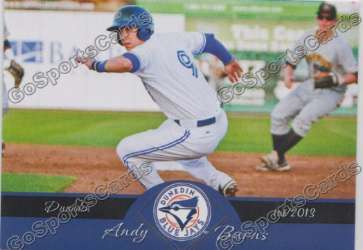 2013 Dunedin Blue Jays Andy Burns