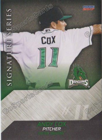 2017 Dayton Dragons Andy Cox