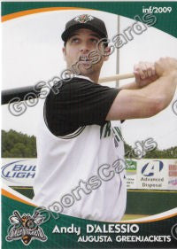 2009 Augusta GreenJackets Andy D'Alessio