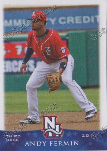 2014 New Hampshire Fisher Cats Andy Fermin