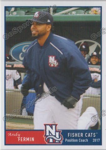 2017 New Hampshire Fisher Cats Andy Fermin