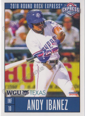 2018 Round Rock Express Andy Ibanez