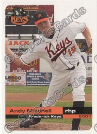 2003 Frederick Keys Andy Mitchell