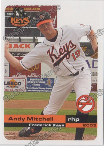 2003 Frederick Keys SGA Andy Mitchell