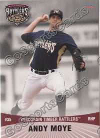 2012 Wisconsin Timber Rattlers Andrew Andy Moye