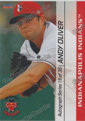 2013 Indianapolis Indians Andy Oliver