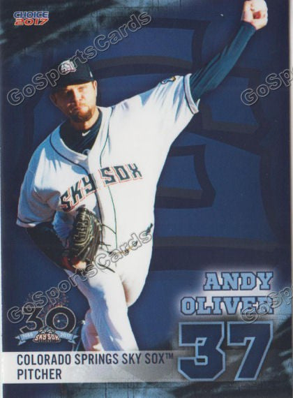 2017 Colorado Springs Sky Sox Andy Oliver