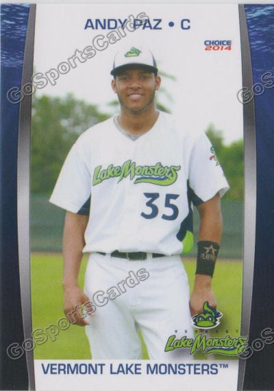 2014 Vermont Lake Monsters Andy Paz