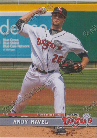 2017 Lansing Lugnuts Andy Ravel