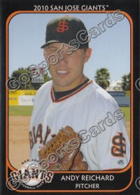 2010 San Jose Giants Andy Reichard