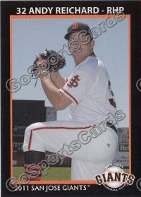 2011 San Jose Giants Andy Reichard