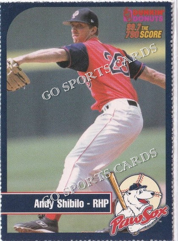 2003 Pawtucket Red Sox Dunkin Donuts SGA Andy Shibilo