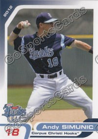 2012 Corpus Christi Hooks Andy Simunic