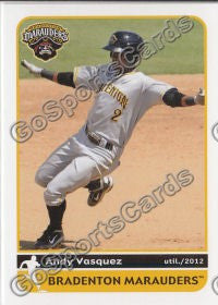 2012 Bradenton Marauders Andy Vasquez