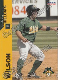 2005 Lynchburg Hillcats Andy Wilson