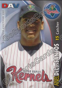 2008 Cedar Rapids Kernels DAV Anel DeLosSantos De Los Santos