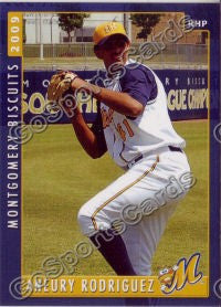 2009 Montgomery Biscuits Aneury Rodriguez