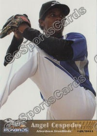 2011 Aberdeen IronBirds Angel Cespedes