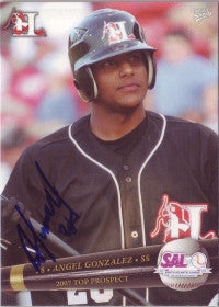Angel R. Gonzalez 2007 SAL South Atlantic League Top Prospect (Autograph)