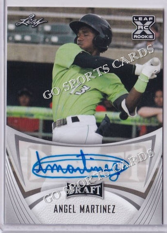 2021 Leaf Draft BA-AM1 Angel Martinez XRC Autograph