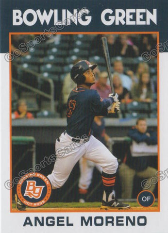 2016 Bowling Green Hot Rods Angel Moreno
