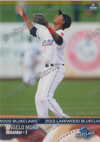 2013 Lakewood BlueClaws Angelo Mora