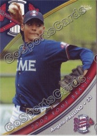 2009 Rome Braves Angelo Paulino