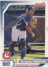 2012 Chattanooga Lookouts Angelo Ponte