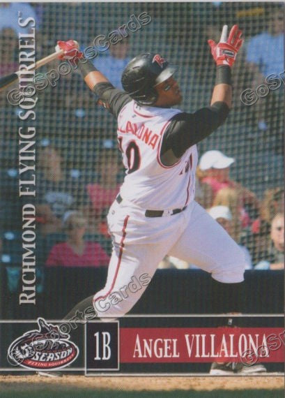 2014 Richmond Flying Squirrels Angel Villalona