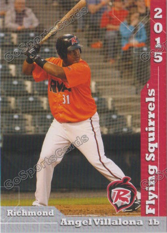2015 Richmond Flying Squirrels Angel Villalona