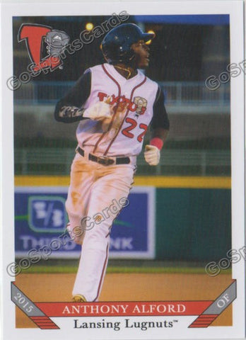 2015 Lansing Lugnuts Anthony Alford
