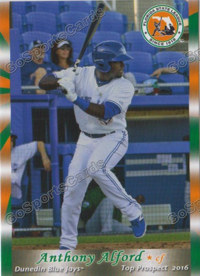 2016 Florida State League Top Prospect FSL Anthony Alford