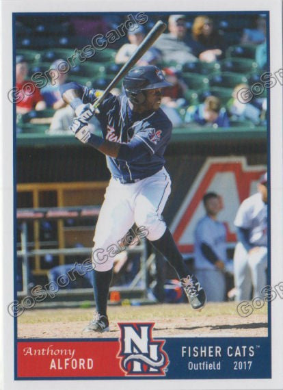 2017 New Hampshire Fisher Cats Anthony Alford