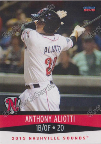 2015 Nashville Sounds Anthony Aliotti