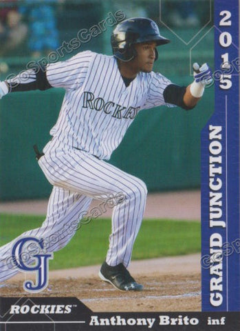 2015 Grand Junction Rockies Anthony Brito