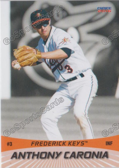 2016 Frederick Keys Anthony Caronia