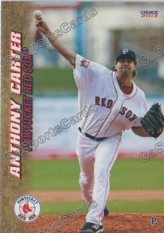 2013 Pawtucket Red Sox Anthony Carter