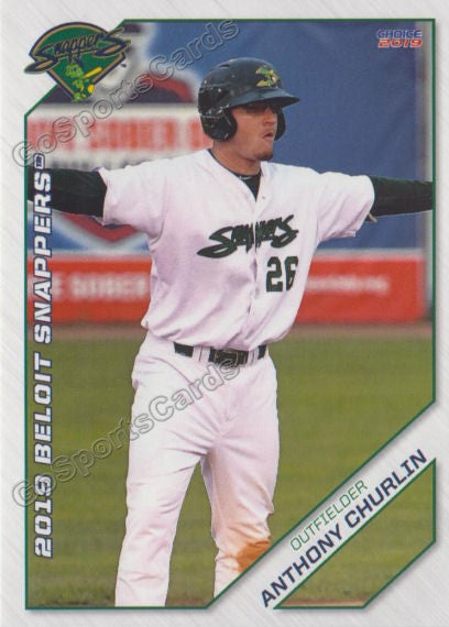 2019 Beloit Snappers Anthony Churlin