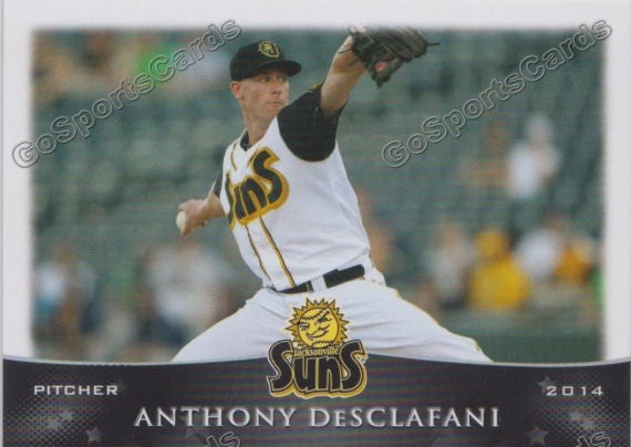 2014 Jacksonville Suns Anthony DeSclafani