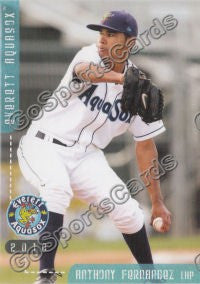 2010 Everett AquaSox Anthony Fernandez